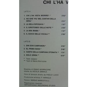 エンニオ・モリコーネ CHI LHA VIST...の詳細画像2