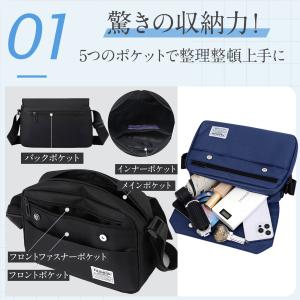 ショルダーバッグ メンズ カバン サコッシュ ...の詳細画像4