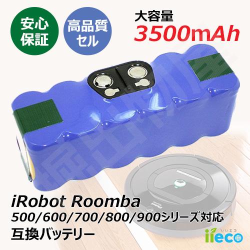 iieco ルンバ バッテリー大容量 3500mAh  500 600 700 800 900 シリ...