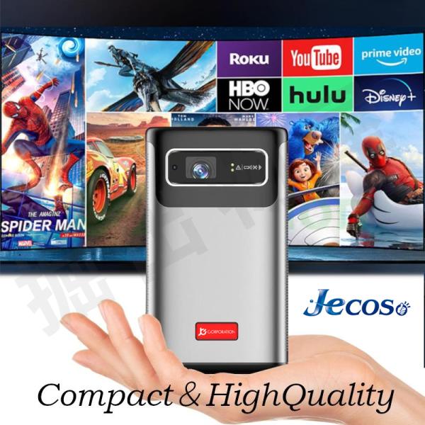 Jecos プロジェクター sky011 フルHD ４K対応 400ANSI 小型 台形補正 高出力...