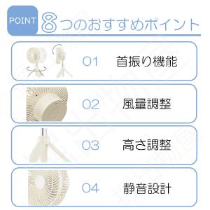 扇風機 df-809 【グリーン】 4段階 大...の詳細画像3