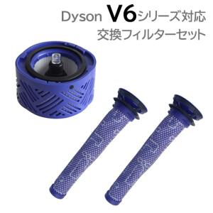 ダイソン プレモーター２個＋ポストモーターフィルター セット 互換品 V6 DC58 DC59 DC61 対応 JK9-13 JK17-3 コード 06786-x2-07042｜hori888