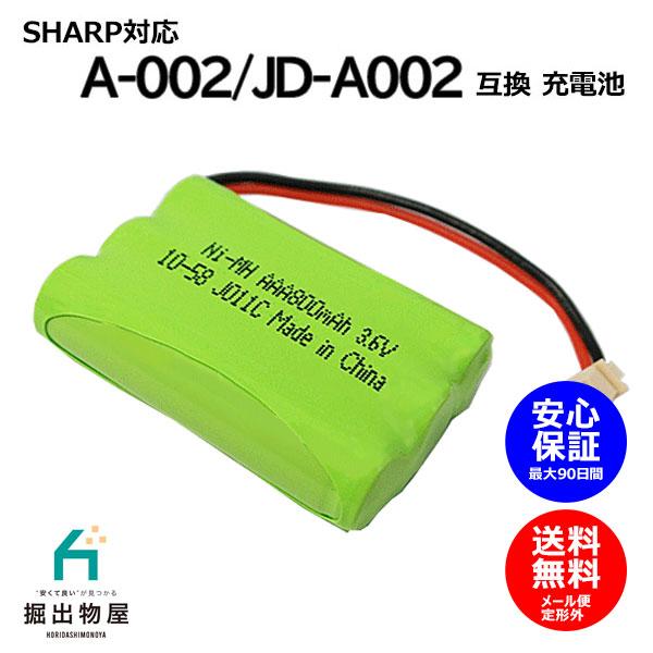 シャープ対応  SHARP対応 A-002 UBATM0025AFZZ  HHR-T402 BK-T...