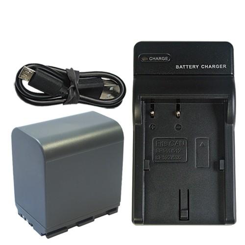 充電器セット キャノン(Canon) BP-535 互換バッテリー ＋充電器（USB） コード　00...