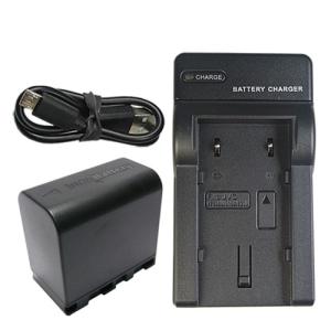 充電器セット ビクター(JVC) BN-VF823 互換バッテリー