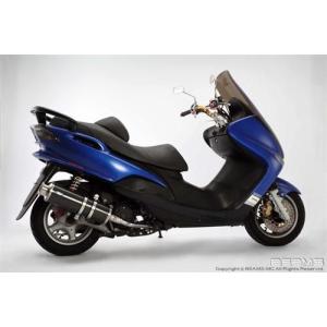 マフラー 送料無料 BEAMS ビームス マフラー マジェスティ125 5CA SS400カーボン B207-11-000｜horidashi