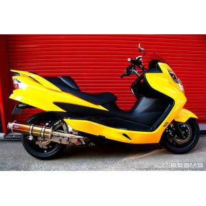 スカイウェイブ ROSSO スカイウェイブ250 バイクマフラー BA-CJ44A JBK