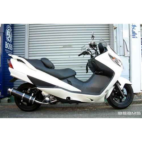 マフラー 送料無料 BEAMS スカイウェイフ゛250 CJ43 SS400カーボン B305-11...