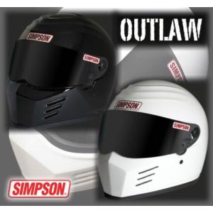 納期未定 入荷後発送 シンプソン SIMPSON OUTLAW/アウトロー ヘルメット ブラック 黒｜horidashi