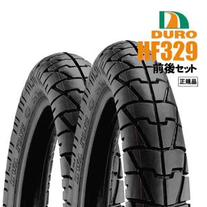 ダンロップOEM ST250/Etype/2004〜用 DURO HF329 90/90-18 4PR ＆ 110/90-18 4PR 前後セット デューロ｜アイネット Yahoo!ショッピング店