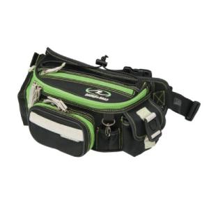 【ラフ&amp;ロード】 RR9451 F-ラフウエストバッグ [ブラック×ライム] 【ROUGH&amp;ROAD...