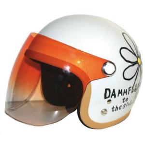 レディース用 DAMMTRAX(ダムトラックス) フラワージェットシールド GRADATIONAMBER グラデーションアンバー
