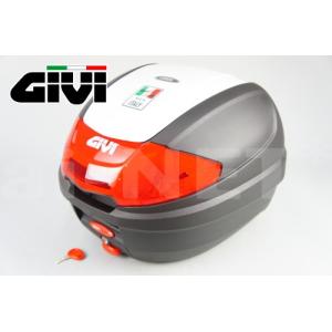 送料無料 GIVI ジビ リアボックス バイク用 ボックス モノロックケース E300N2 B912 パールホワイト（白） 76880