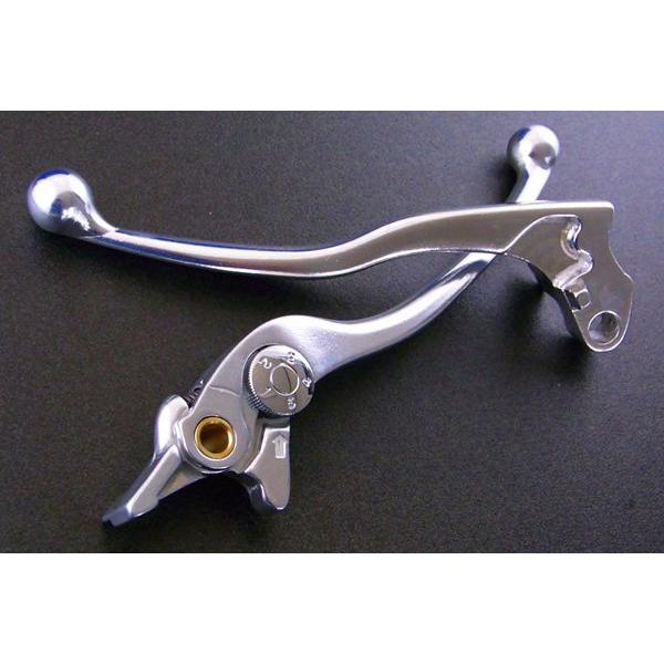 ZX-9R NINJA 98-99 ブレーキレバー クラッチレバー 左右セット カラー シルバー A...