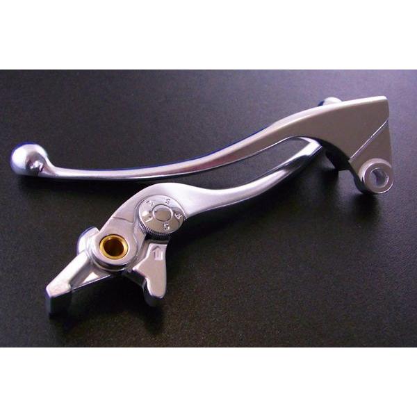 ZX-12R 01-02 ブレーキレバー クラッチレバー 左右セット カラー シルバー ALBA ア...