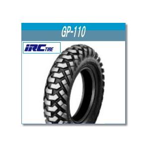 納期未定 送料無料 IRC 井上ゴム GP110 3.00-10 42J TL フロント リア 12...