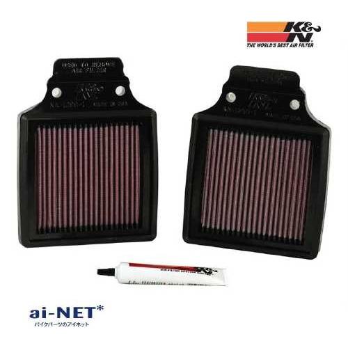 K&amp;N ケイアンドエヌ エアフィルター KA-1299-1 ZX-12R (00-06) リプレイス...