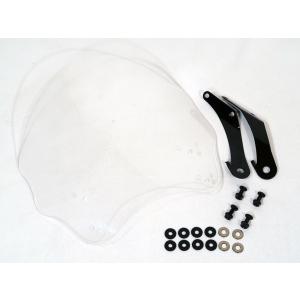 World Walk ワールドウォーク 汎用 中型 メーターバイザー クリア WS-05mc スクリーン 風防 防寒