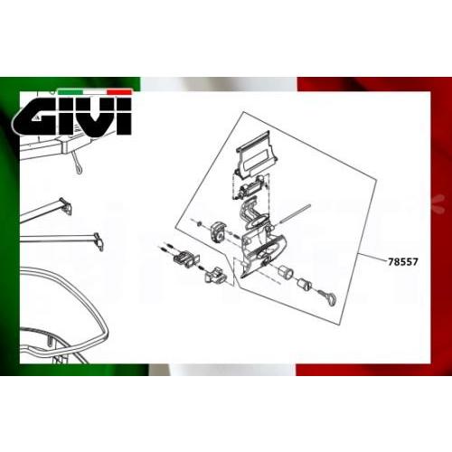 補修部品 GIVI ジビ TRK52N TREKKER(トレッカー)リアボックス バイク用 ボックス...