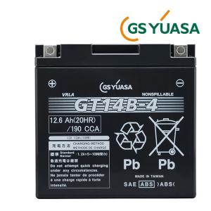 GSユアサ GT14B-4-GY-C VRLA(制御弁式) バッテリー バイク用 液入り