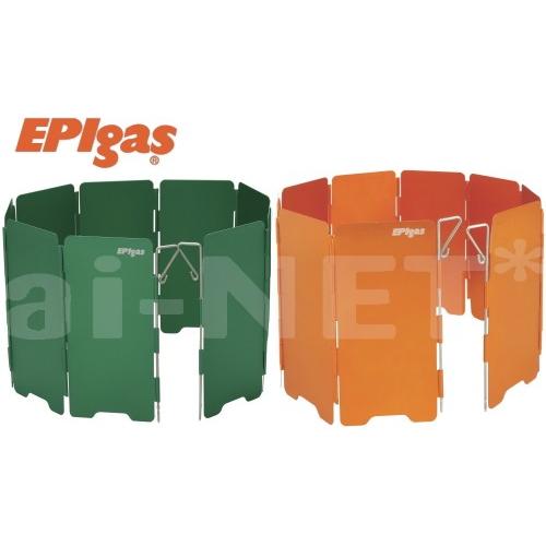 EPIgas EPIガス ウインドシールド ショート グリーン/オレンジ 分離型ストーブ用 風防 ウ...