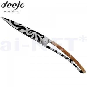 DEEJO/ディージョ tatoo 37g MAORI -JUNIPER 小型軽量ナイフ (DJ-1101) コンパクトナイフ 折りたたみナイフ 携帯ナイフ キャンプ用 フィッシング用｜horidashi