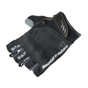 2016春夏 NEWモデル [ラフ&amp;ロード] RR8358　CKハーフフィンガーグローブ 【ブラック...