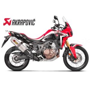 送料無料 AKRAPOVIC/アクラポビッチ スリップオン 専用チタン ユーロ規制 CRF1000Lアフリカツイン 16 S-H10SO15-HWT カスタム マフラー｜horidashi