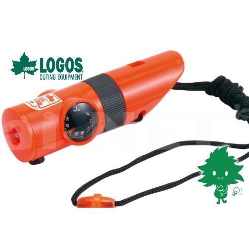 LOGOS ロゴス LLL 7機能サバイバルホイッスル 82100100 防災 緊急 LEDライト ...