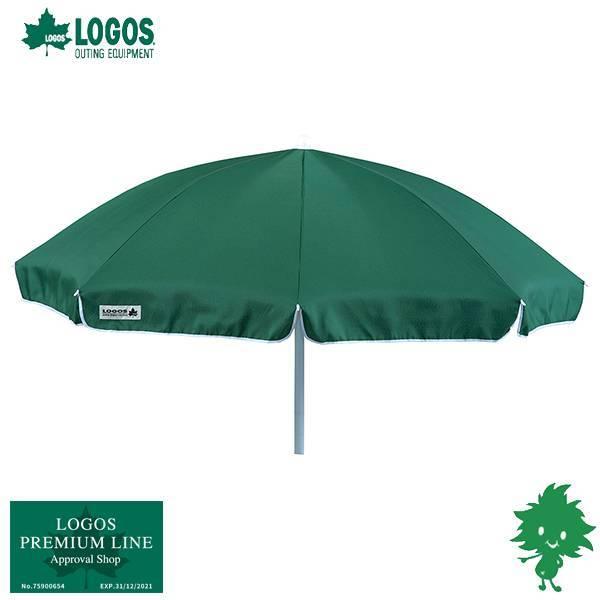 在庫有 LOGOS ロゴス テラスパラソル AL220US（グリーン）67101046 海水浴 遮光...