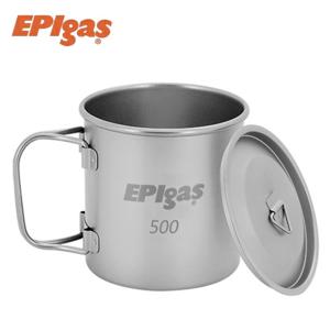 EPIgas シングルチタンマグカバーセット500 T-8117 チタン製 軽量 ソロキャンプ アウトドア マグカップ｜アイネット Yahoo!ショッピング店