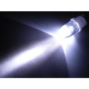 可 T10 LED ウェッジバルブ ホワイト 白 スポットタイプ