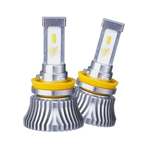 送料無料 日本製 4輪用 LEDヘッドライト H8/H9/H11/H16 4500K SPHERE/...