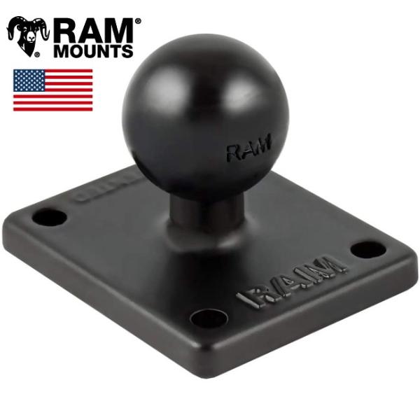 RAM MOUNT ラムマウント 2x1.7ベース AMPSホールスクエアベース RAM-B-347...