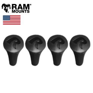 RAM MOUNTS（ラムマウント) Xグリップ用　ラバーキャップ4個入り RAP-UN-CAP-4U 補修部品 補修パーツ オプション アクセサリー｜horidashi