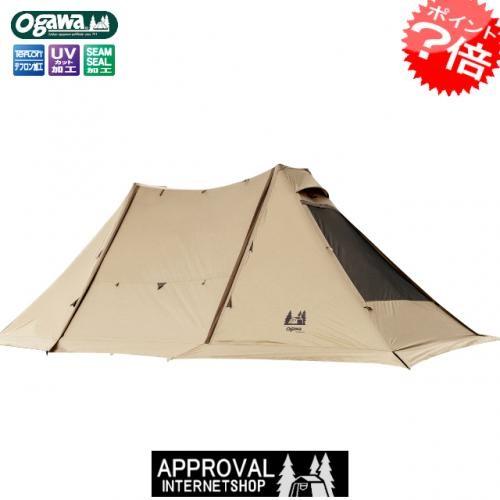 地震対策 ogawa ツインクレスタ 3347 リビングシェルター キャンプ テント 上位モデル 小...