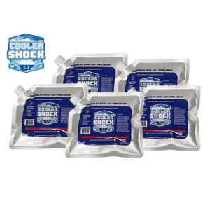 在庫有 お買い得5個セット COOLER SHOCK/クーラーショック 氷点下 パック 保冷剤 冷凍...
