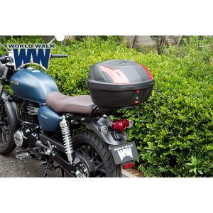 セール特価 WW/ワールドウォーク GB350専用リアキャリア 32Lボックスセット　wca-55-hwb32　取付　お得なリアボックスセット　HONDA｜horidashi