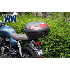 WW/ワールドウォーク GB350専用リアキャリア 43Lボックスセット　wca-55-hwb43　取付　お得なリアボックスセット　HONDA｜horidashi