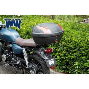 在庫有 送料無料 WW/ワールドウォーク GB350用リアキャリア 48リッターボックスセットwca-55-hwb48 インナー付き カスタムパーツ バイク積載 荷台｜horidashi