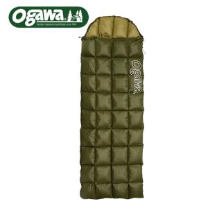 ogawa オガワ ダウンシュラフ500 カーキ 1272 封筒型 シュラフ 寝袋 保温 軽量 キャンプ アウトドア コンパクト収納 車中泊 バンライフ 防災 キャンパルジャパン