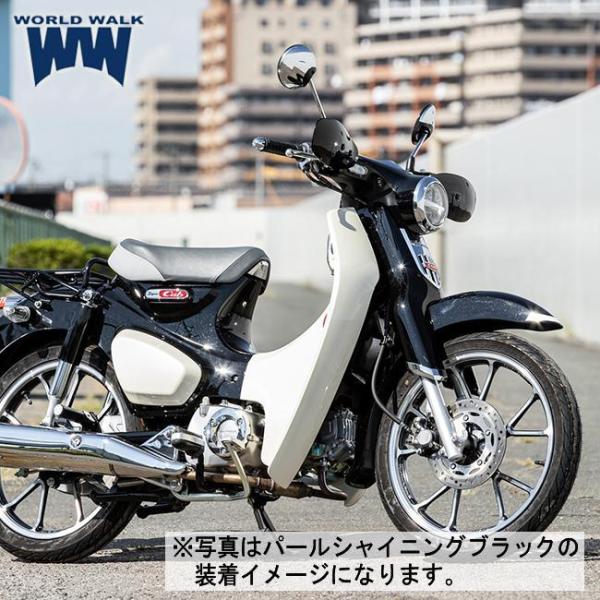 ワールドウォーク スーパーカブC125専用 塗装ナックルガード シュガーケーンベージュ ws-38-...