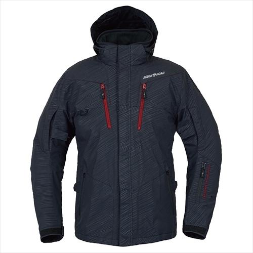 送料無料 ラフ＆ロード WSプリマロフト ウォームパーカー RR7698 ブラックレッド/M