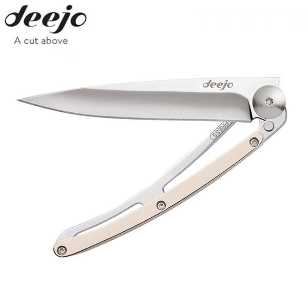 特価品 DEEJO/ディージョ Pink Gold Glided 37g 小型軽量ナイフ DJ-30...