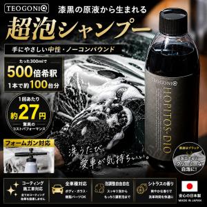 送料無料 TEOGONIA 超泡カーシャンプー 500倍濃縮 中性 コーティング施工車対応 ノーコンパウンド フォームガン対応 バイク 洗車