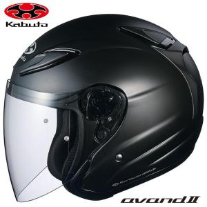 納期未定 OGK KABUTO オージーケーカブト AVAND 2 アヴァンド2 フラットブラック L (59-60cm) バイク用 ヘルメット バイク用　ジェットヘルメットの商品画像