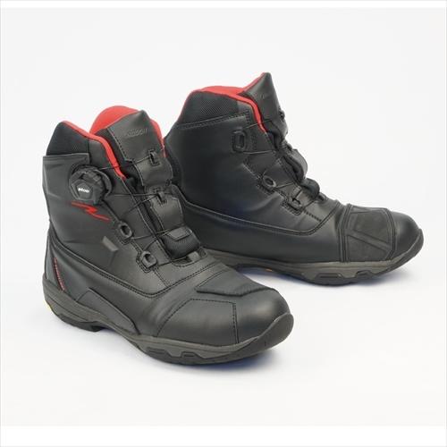 送料無料　ラフ&amp;ロード RR6302 デュアルテックスラフライディングシューズ ブラック×レッド