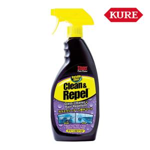 呉工業 KURE Stoner クリーン&amp;リペル ガラスクリーナー&amp;撥水コート 651ml 1731 ストナー ケミカル用品 自動車 ガラス ミラー ワンステップ