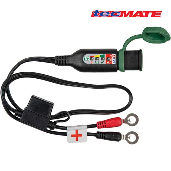テックメイト OptiMate O-127 バッテリーモニター 12.8V/13.2V リン酸鉄リチ...