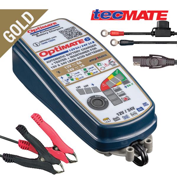 在庫有 国内正規品 テックメイト GOLDシリーズ TM-387 OptiMate6 12V/24V...